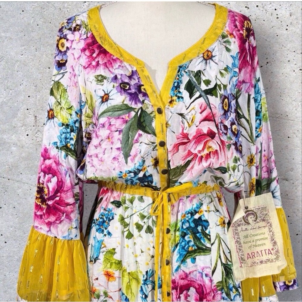 Aratta Ibiza maxi dress BNWT in packaging discontinued - Picture 2 of 11